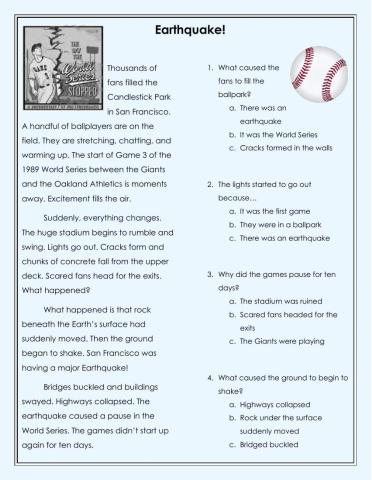 Earthquake Cause and Effect