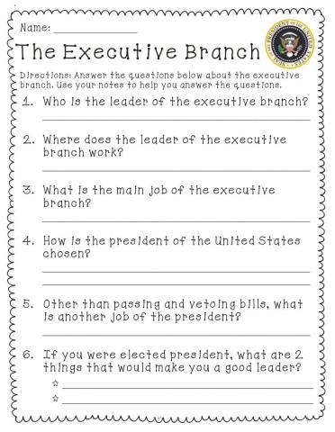 The Executive Branch