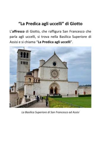 La Predica agli uccelli di Giotto