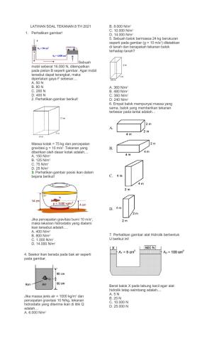 Latihan tekanan