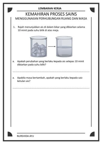 Mengunakan perhubungan ruang dan masa