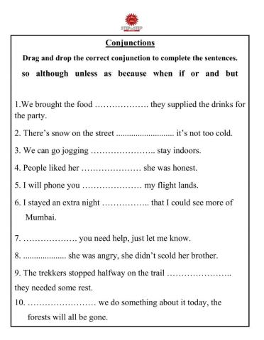 Conjunctions