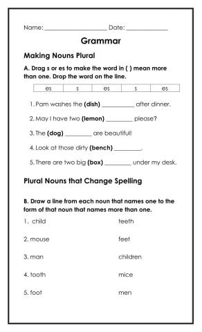 Making Nouns Plural