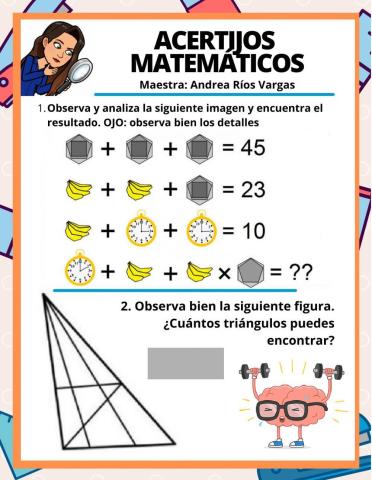 Acertijos matemáticos