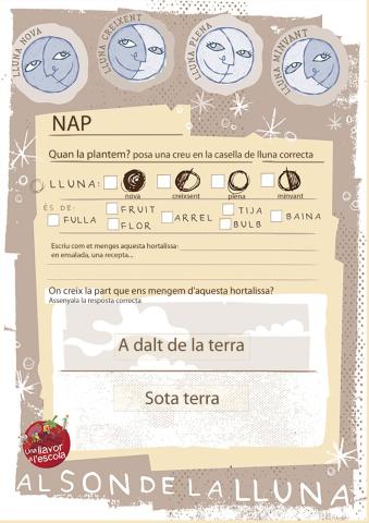 Hort Cultivant amb la lluna NAP