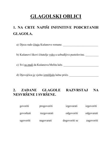 Glagolski oblici - 6.