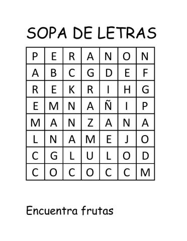 Sopa de frutas