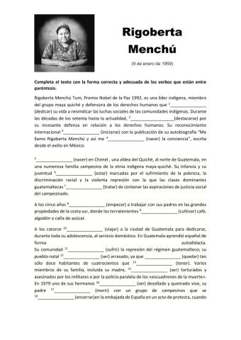 Rigoberta Menchú (biografía)