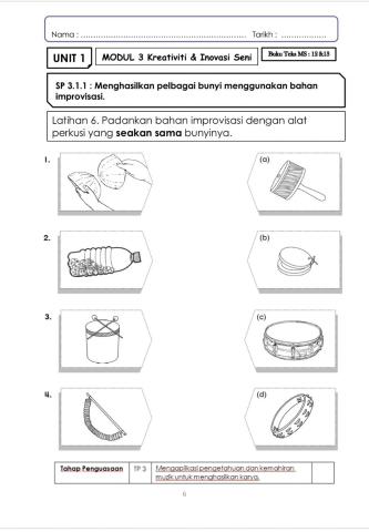 Bahan Improvisasi