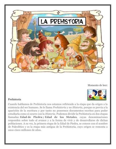 La prehistoria