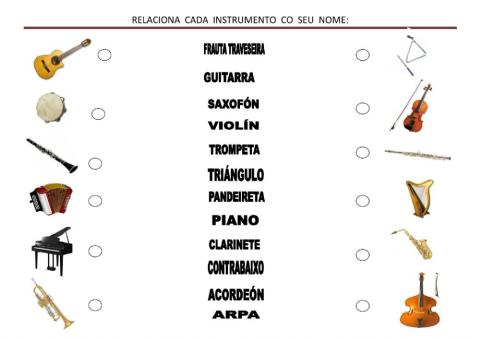 Relaciona instrumentos