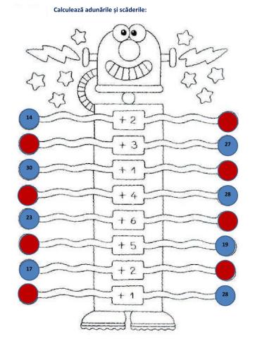 Adunări și scăderi 0-31