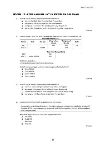 K1 modul 12 spm