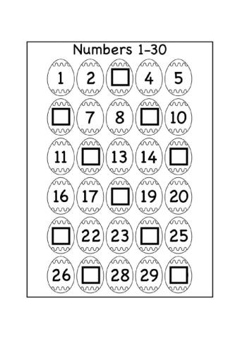 Missing numbers counting in 3s