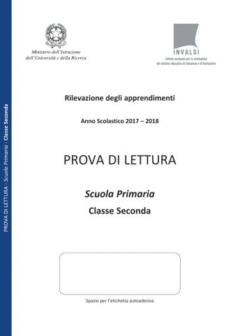 Invalsi lettura 2017-2018