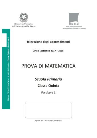 Invalsi matematica 2017-18 5