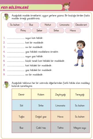 Fen Bilimleri 3.hafta sayfa 2