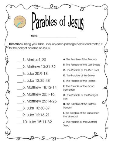 Parables of Jesus