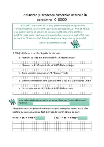 Evaluare Adunare 0-1000