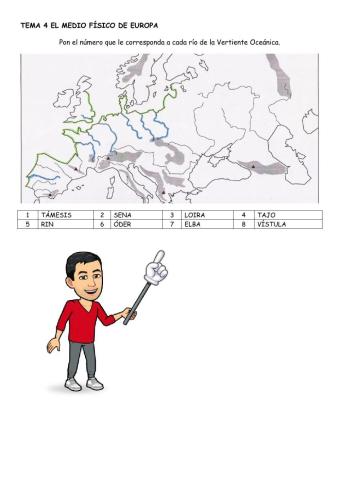 Ficha 5: El medio físico de Europa