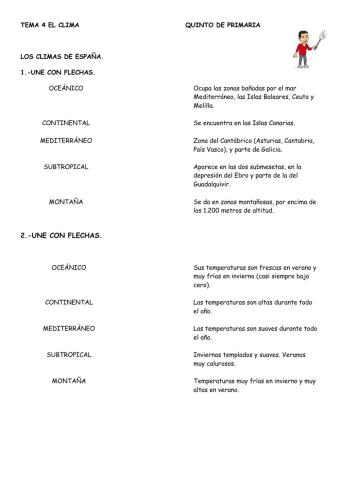 Ficha 4: El clima
