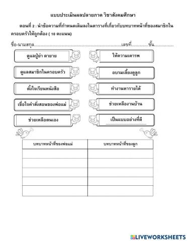 แผนผังครอบครัว