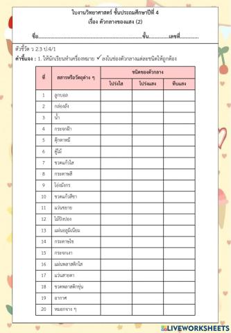 ตัวกลางของแสง