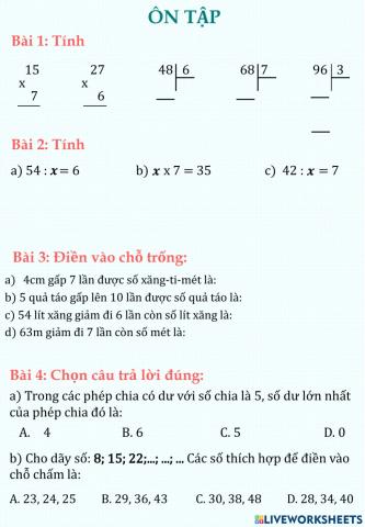 Ôn tập