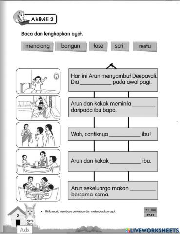 Latihan buku aktiviti bm jilid 2