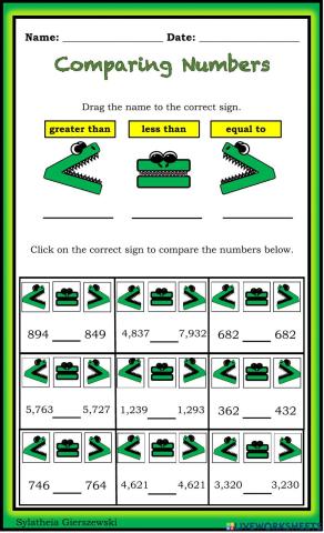 Comparing Numbers