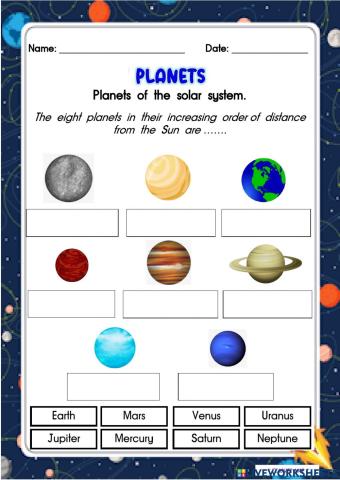 Planets of the Solar System