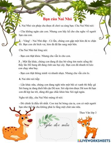 Bạn của Nai Nhỏ