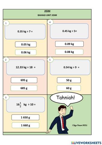 Matematik Tahun 5