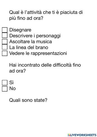 Autovalutazione 1