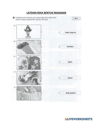 (RBT) Latihan Reka Bentuk Makanan Tahun 4