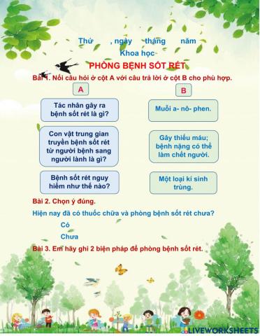 Phòng bệnh sốt rét