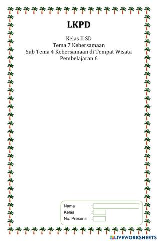 Tema 7.Kebersamaan