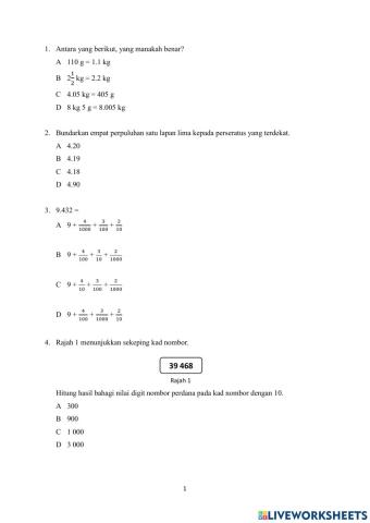 Tunas Cemerlang Set 1 Kert1 (Part 1)