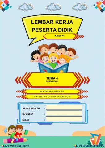 Tema 4 subtema 3 muatan ips kelas 6