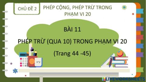 Bài tập Toán trang 44