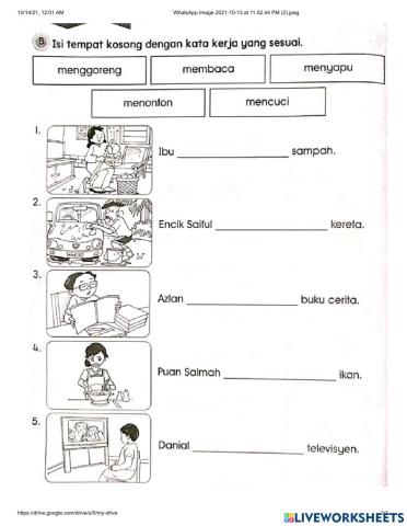 Bahasa Melayu : Kata Kerja