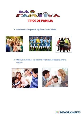 Tipos de familia