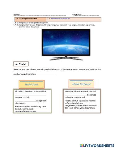 2.1.6(2) Teknologin Pembuatan(Membuat Acuan 3D)