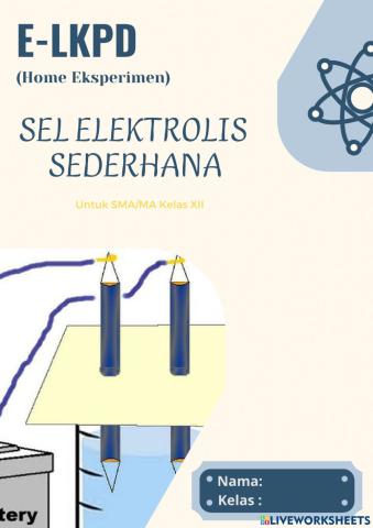 E-LKPD Home Eksperiment Sel Elektrolisis