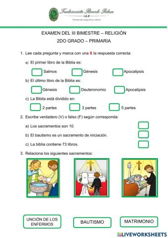 Examen de religión