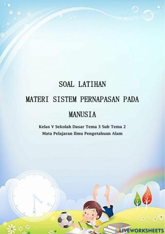 LKPD Materi Sistem Pencernaan Manusia Kelas V Tema 3 Subtema 2