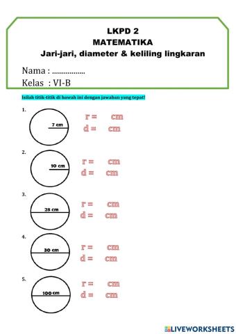 Keliling lingkaran