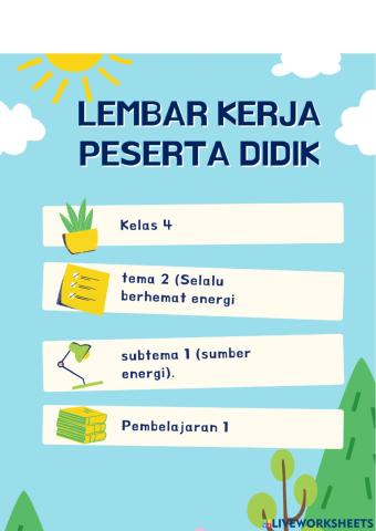 Lembar kerja peserta didik IPA