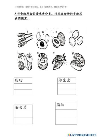 认识营养餐点