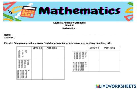 MATH LAW Week 5